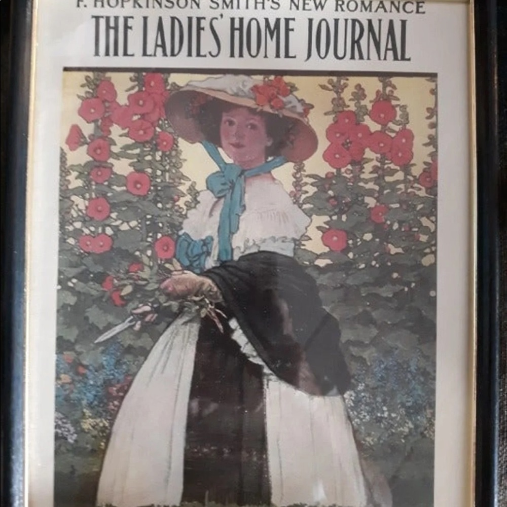 Vintage Ladies Home Journal Framed Print